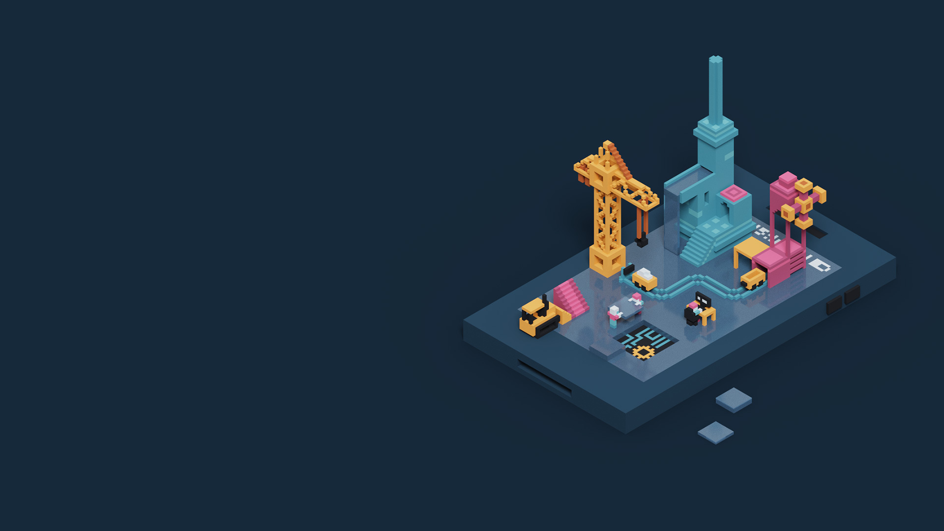 représentation d'un site web en construction